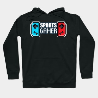 Sports Gamer - 8-bit Retro Pixel Classic Nostalgia Video Games Hoodie